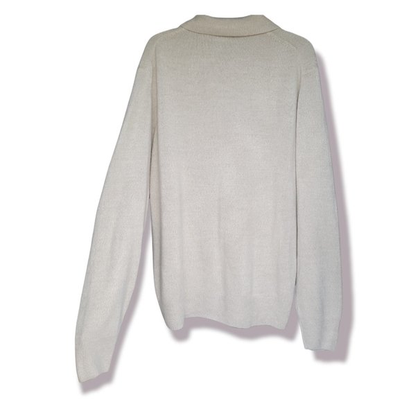 Dockers Men Polo Sweater 3 Button Long Sleeve SOFT - Picture 6 of 6